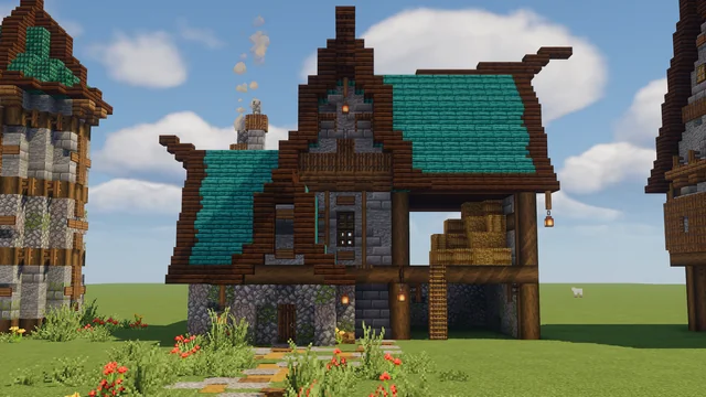 minecraft roof designs